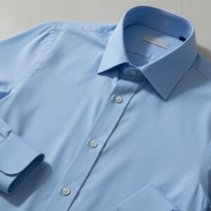 Plain Cotton Formal Shirts -Sky Blue